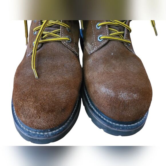 Brahma Men's Bravo Brown Suede Lace Up Work Boot Size 11EE - Picture 6 of 9